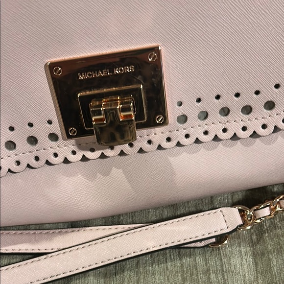 Michael Kors violet Vivian braided chain, Crossbody bag 13 inch or 24 inch drop - Picture 2 of 11